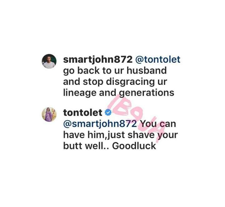 Tonto Dikeh, candidly, advises man pressuring her to return to her ex