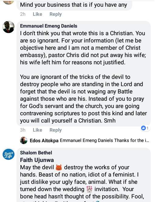 Nigerian pastor slammed for questioning the absence of Anita Oyakhilome at her daughter's wedding