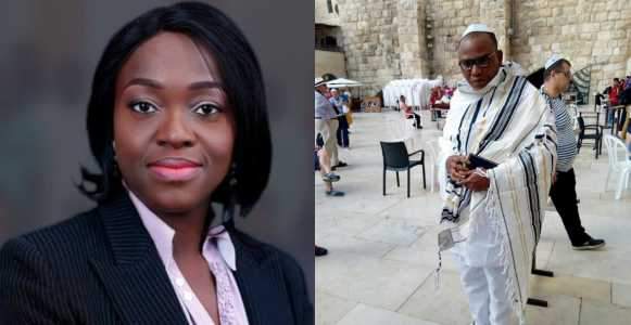 See What Presidential aspirant Eunice Atuejide Said about Nnadmi Kanu's re-emergence in Israel