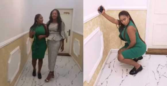 Kid sister of Ooni's new wife slays and twerks up a storm in the palace (Video)