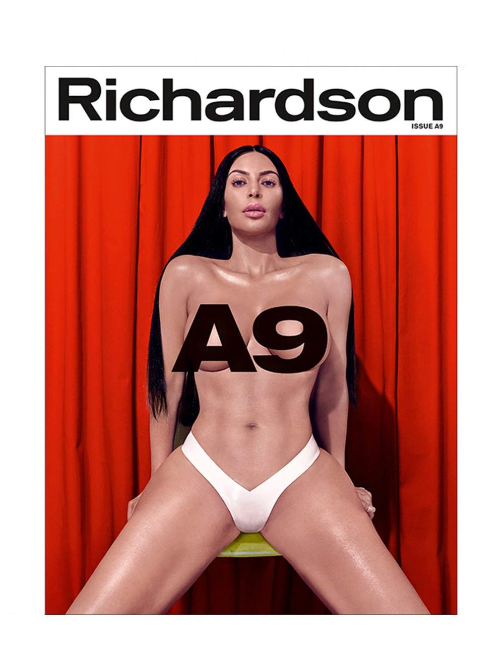 Kim Kardashian N*ked on Richardson Magazine's 20th Anniversary Issue