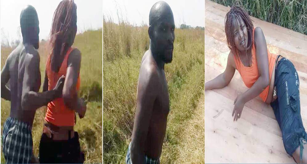 Pastor caught having sex with married church member in bush (Photos+Video)