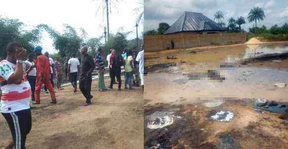 Pipeline explosion kills many people in Osisioma, Abia State (Photos)