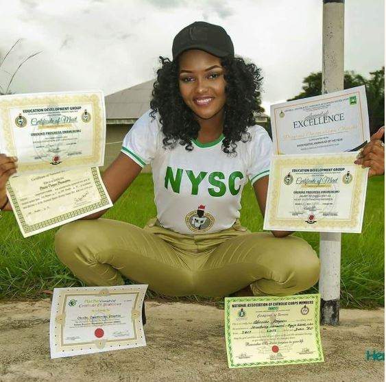 Meet The Pretty Female Corper Who Became A Sensation In Cross River (Photos)