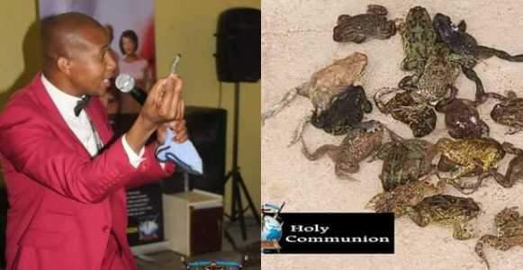 Snake pastor feeds his congregation dog meat and frogs to heal HIV and cancer (Photos)