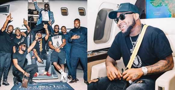 Twitter users mock Davido for saying he couldn't fly to Nairobi on his private jet because his dad had to use it