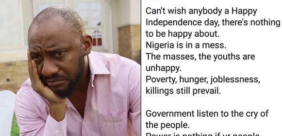 I Can't Wish Nigeria Happy Birthday, She is in a Mess- Yul Edochie Rants