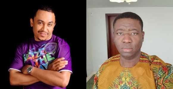 'I will come after you and yours' - Leke Adeboye warns Daddy Freeze for insulting his mum