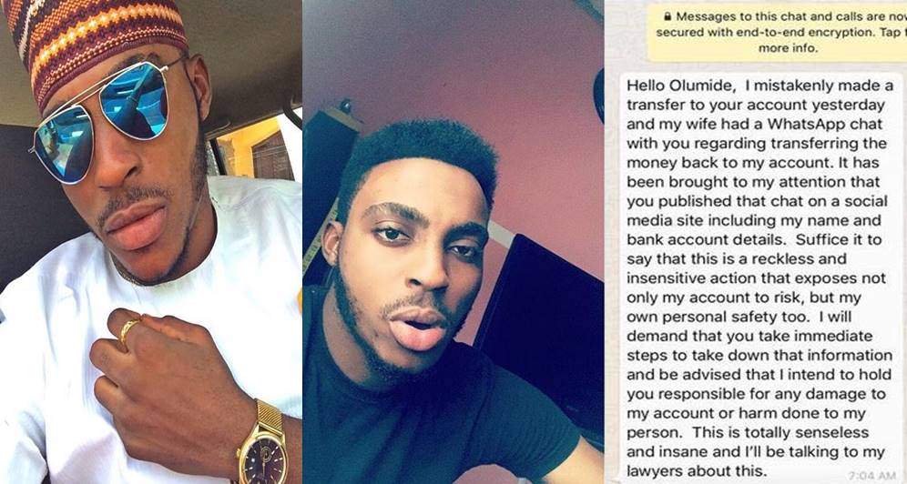 Good Samaritan in trouble after returning the N600k mistakenly sent to him