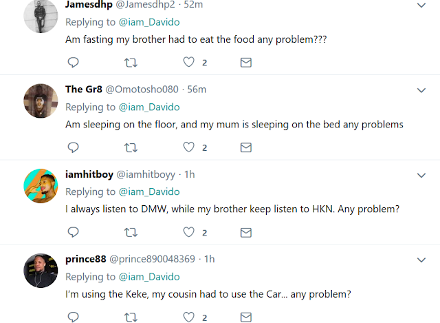 Twitter users mock Davido for saying he couldn't fly to Nairobi on his private jet because his dad had to use it