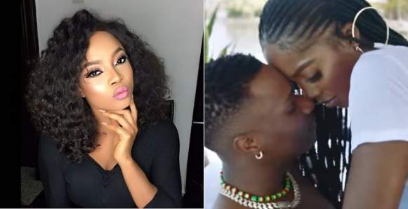 Toke Makinwa Reacts After Watching Fever Video