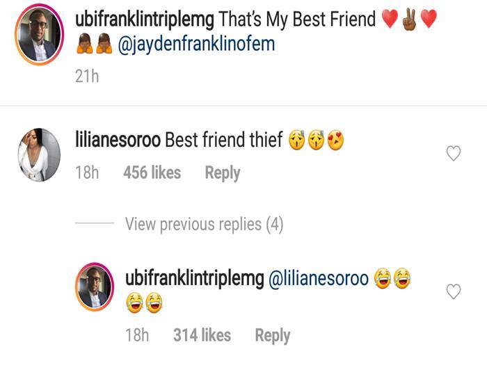 Actress Lilian Esoro in tears, as she accuses her ex, Ubi Franklin, of stealing their son