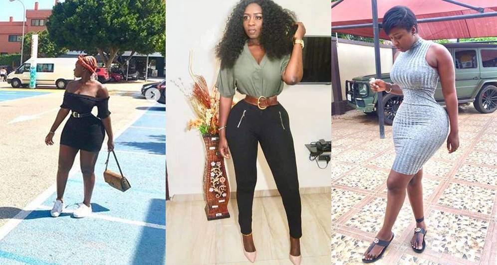 Curvy actress, Princess Shyngle flaunts extremely tiny waist and fans are scared (screenshots)