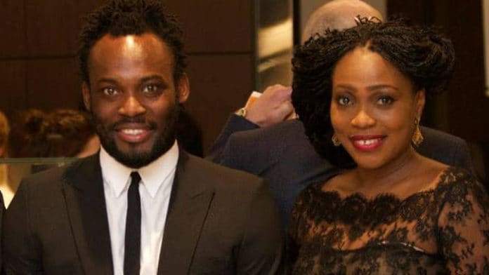 Michael Essien's wife reportedly packs out over his affair with Princess Shyngle