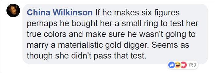 N612K: Lady humiliates her fiancé online after he proposed with 'cheap' diamond ring