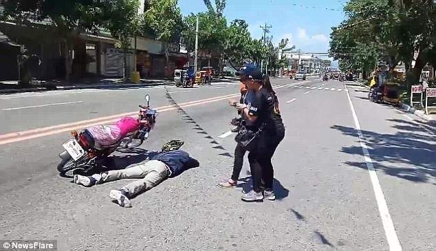 Man fakes his own death in bizarre motorbike accident to propose to girlfriend (Video)