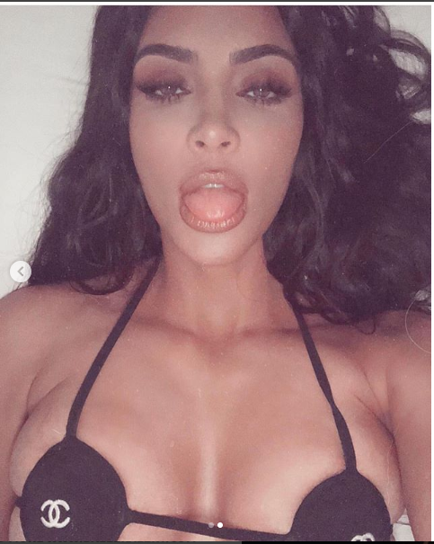 Kim Kardashian blasted for posting provocative selfies in tiny Chanel bikini (Photos)