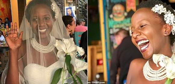 Ugandan Lady marries herself out of Pressure and Frustration