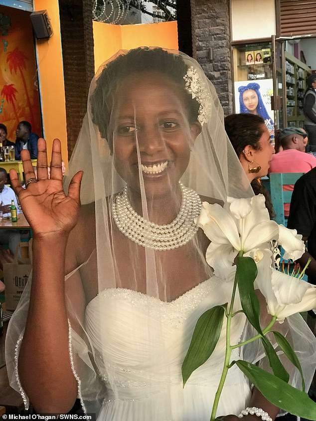 Ugandan Lady marries herself out of Pressure and Frustration