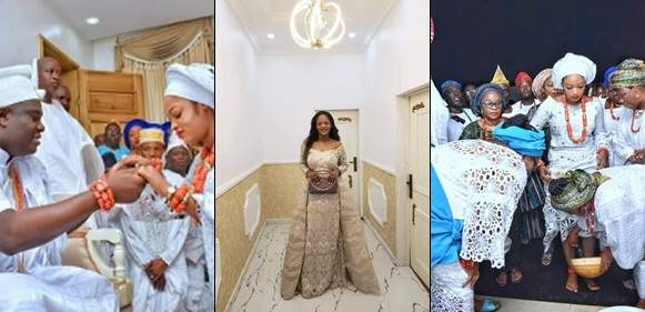 More photos as the Ooni of Ife welcomes his new queen to his palace