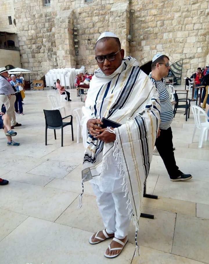 IPOB leader, Nnamdi Kanu Papped in Jerusalem (photos/video)