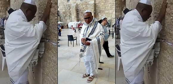 IPOB leader, Nnamdi Kanu Papped in Jerusalem (photos/video)