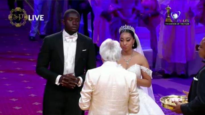 First Photos from Sharon Oyakhilome And Phillip's White Wedding