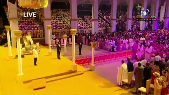 First Photos from Sharon Oyakhilome And Phillip's White Wedding