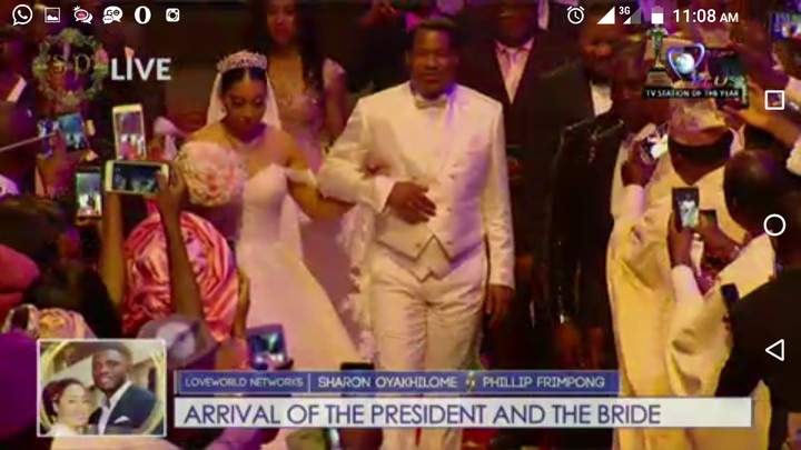 First Photos from Sharon Oyakhilome And Phillip's White Wedding