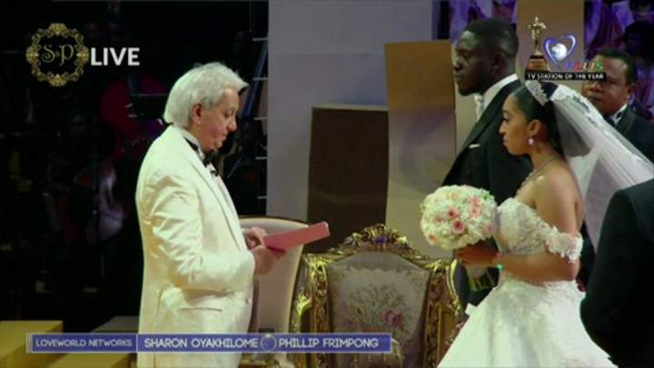 First Photos from Sharon Oyakhilome And Phillip's White Wedding