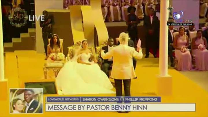 First Photos from Sharon Oyakhilome And Phillip's White Wedding