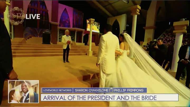 First Photos from Sharon Oyakhilome And Phillip's White Wedding