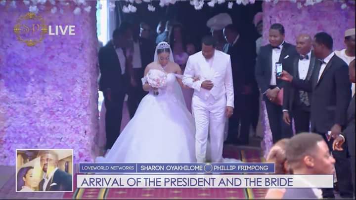 First Photos from Sharon Oyakhilome And Phillip's White Wedding