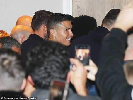 Cristiano Ronaldo Mobbed By Excited Fans After UCL Win