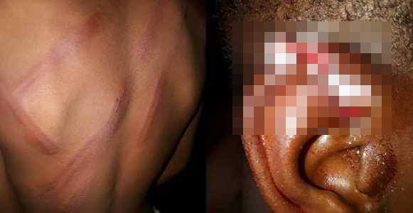 Man cuts his son's ear for being too stubborn in Imo state (Photos)