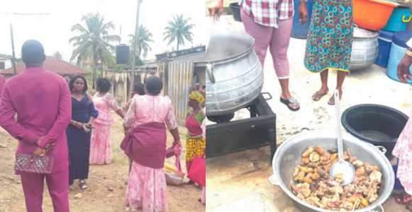 Drama as bride's father cancels wedding on D-day in Ibadan (Photos)