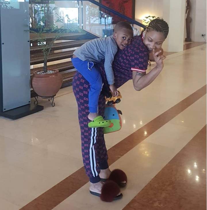 Tonto Dikeh shares adorable photo with her son, prays for fruit of the womb for barren women