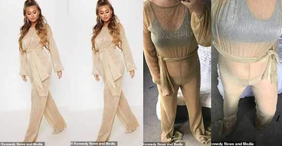 See the £35 jumpsuit lady ordered and see what she received (Photos)
