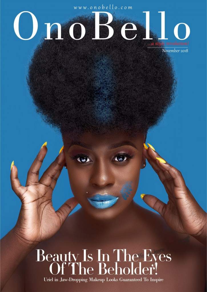 BBNaija Star Uriel Stuns In Jaw-Dropping Makeup Looks for OnoBello Magazine November Issue (Photos)
