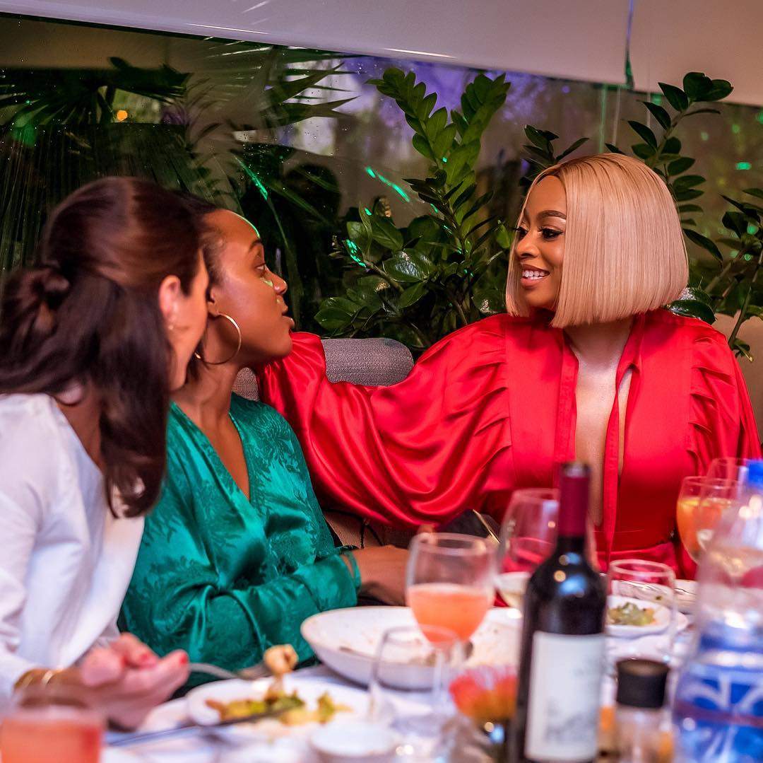 Photos from Toke Makinwa's star-studded 34th birthday party