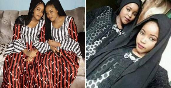 Photos Of Excited Zamfara Twin Sisters After Being Released By Kidnappers A Month To Their Wedding