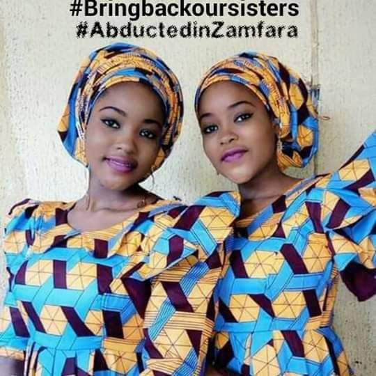 Photos Of Excited Zamfara Twin Sisters After Being Released By Kidnappers A Month To Their Wedding