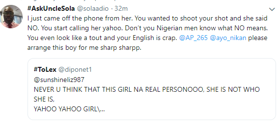 Twitter Users React To A Man Resorting To Blackmail After A Lady Turned Him Down On Twitter (Screenshots)