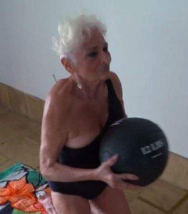 82-year-old woman reveals bizarre exercise regime she uses to prepare for s*x with 39-year-old toyboy (Photos)