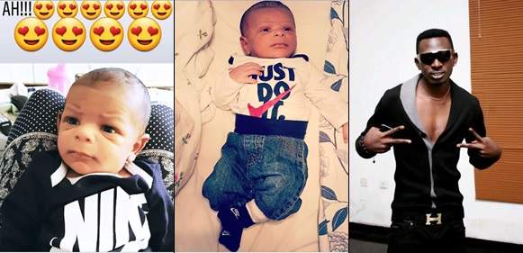 May D Shares Cute New Photos Of His Newborn Son, Ethan