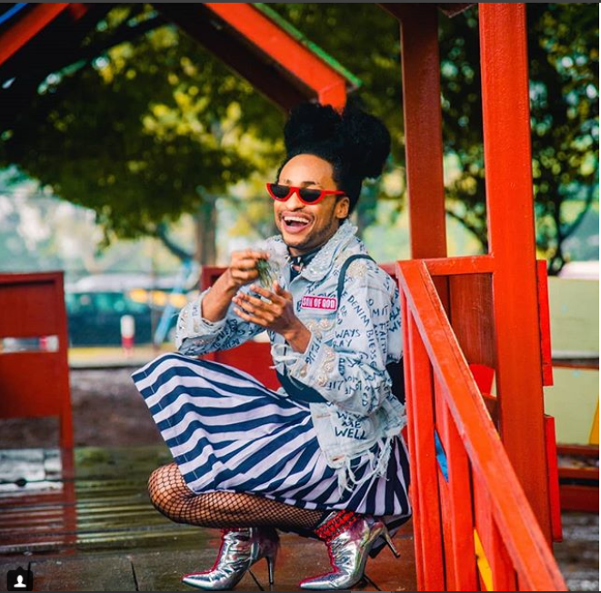 'I Am My Own Sugar Daddy'-Denrele Edun Declares As He Steps Out In Skirt