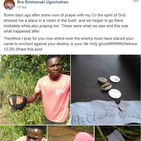 Pastor reveals what God showed him while praying in Anambra State