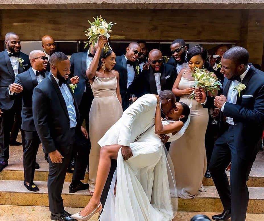 Breath-Taking Photos From The Wedding Of Former Oyo State Governor Rasheed Ladoja's Son