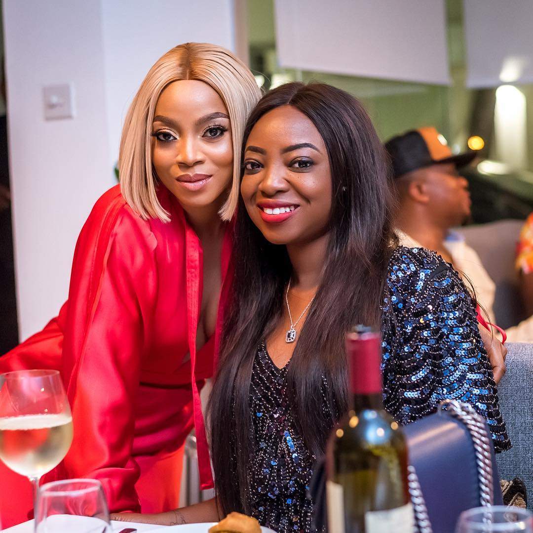 Photos from Toke Makinwa's star-studded 34th birthday party
