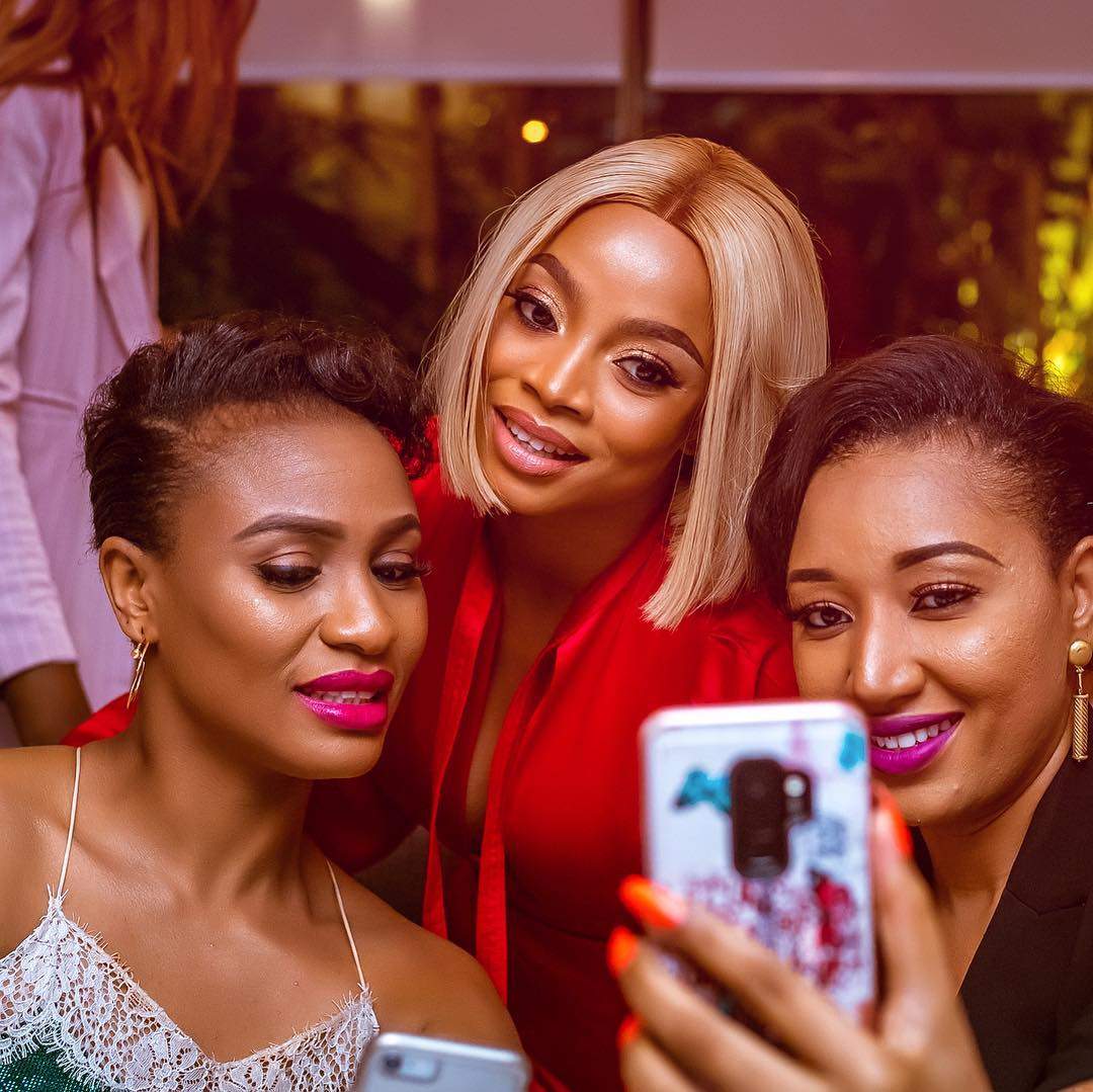 Photos from Toke Makinwa's star-studded 34th birthday party